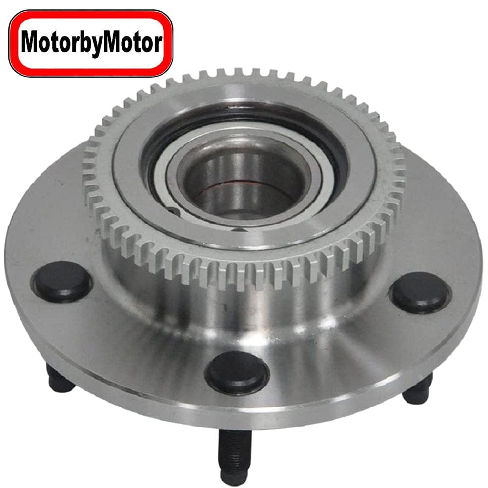 Front Wheel Bearing Hub Assembly for 2000 2001 Dodge Ram 1500 Pickup Wheel Hub w/5 Lugs [w/ABS, RWD]-515084 - 2 PACK