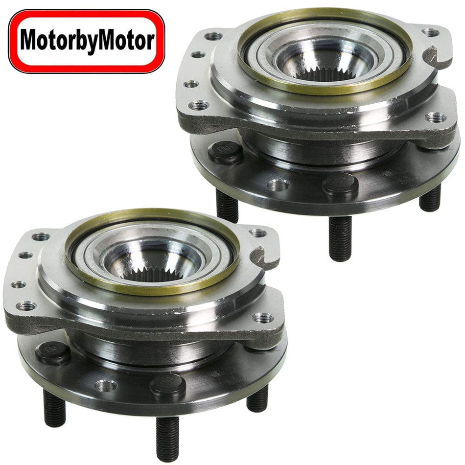 Front Wheel Bearing & Hub Assembly for 90-01 Chevy Lumina, 95-99 Chevy Monte Carlo, 88-97 Oldsmobile Cutlass Supreme, 88-96 Pontiac Grand Prix, 88-96 Buick Regal w/5 Lugs, FWD-513044 - 2 PACK