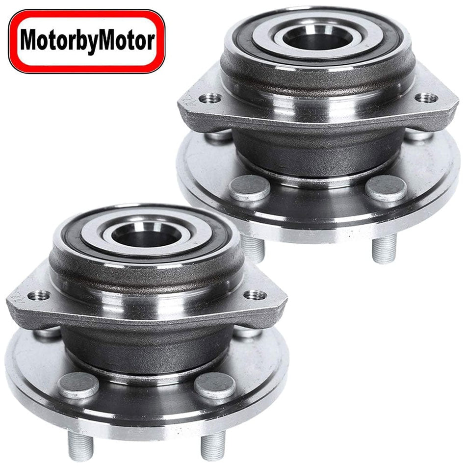 Front Wheel Bearing & Hub Assembly For Jeep Cherokee/Wrangler/Comanche/Grand Cherokee/Wagoneer Wheel Hub w/5 lugs-513084 - 2 PACK
