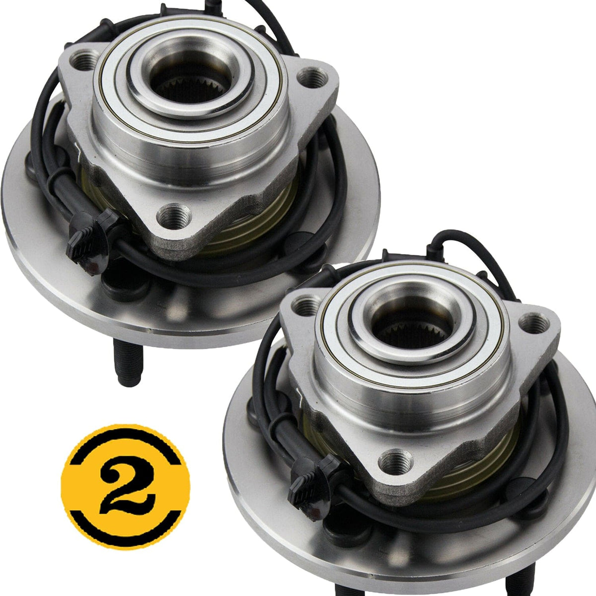 Front Wheel Bearing Hub For 2002-2005 Dodge Ram 1500 515073 2pcs