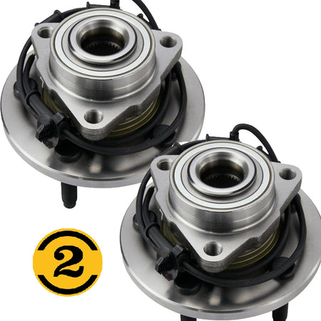 Front Wheel Bearing Hub For 2002-2005 Dodge Ram 1500 515073 2pcs