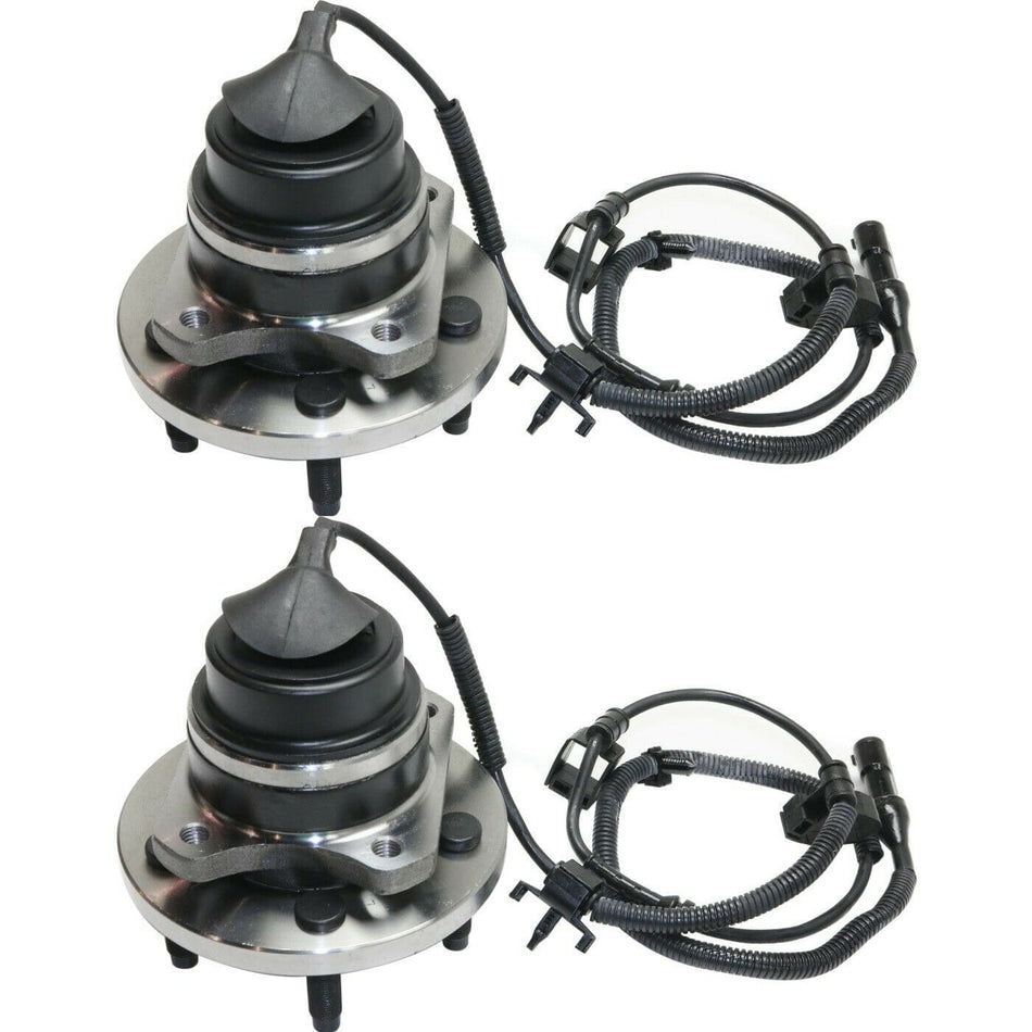 Front Wheel Bearing & Hub For Ford Lincoln Town Car Crown Victoria 5 Lugs 2pcs