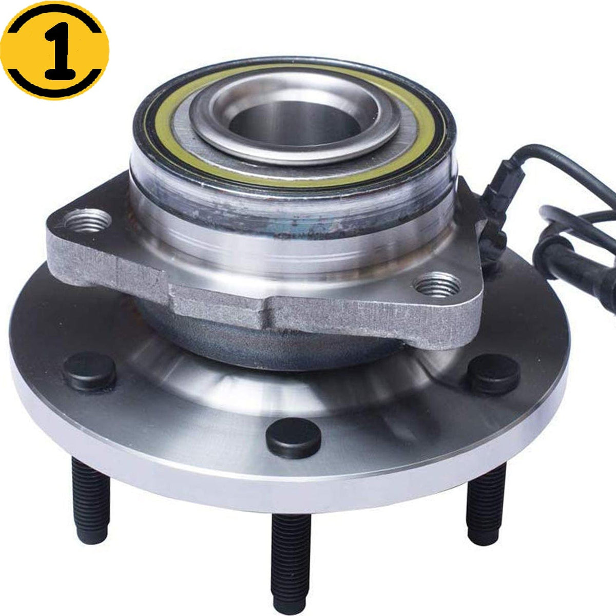 Front Wheel Bearing Hub Set for 2006 2007 2008 Hummer H3 W/ABS Wheel Bearing