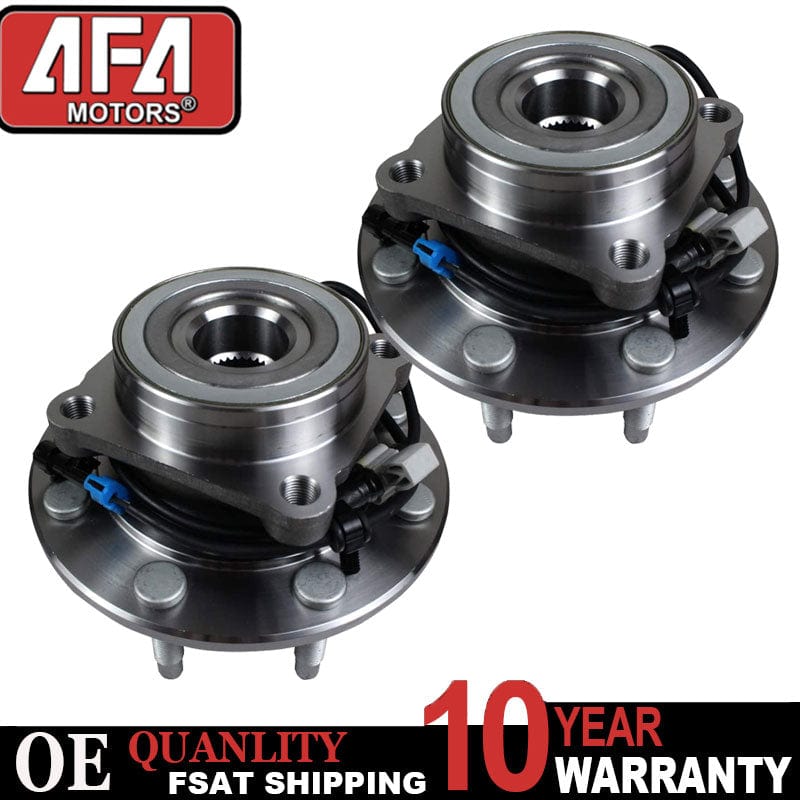 Front Wheel Hub 515058 Pair For GMC Sierra 1500 2500 HD Chevy Silverado 4WD 4X4