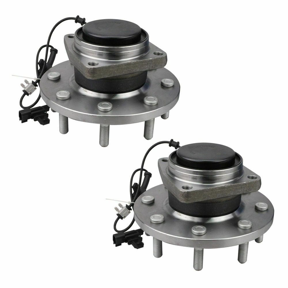 Front Wheel Hub Bearing Assemblies For 11-16 Silverado 2500HD 3500HD RWD 2pcs