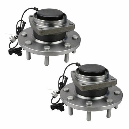 Front Wheel Hub Bearing Assemblies For 11-16 Silverado 2500HD 3500HD RWD 2pcs
