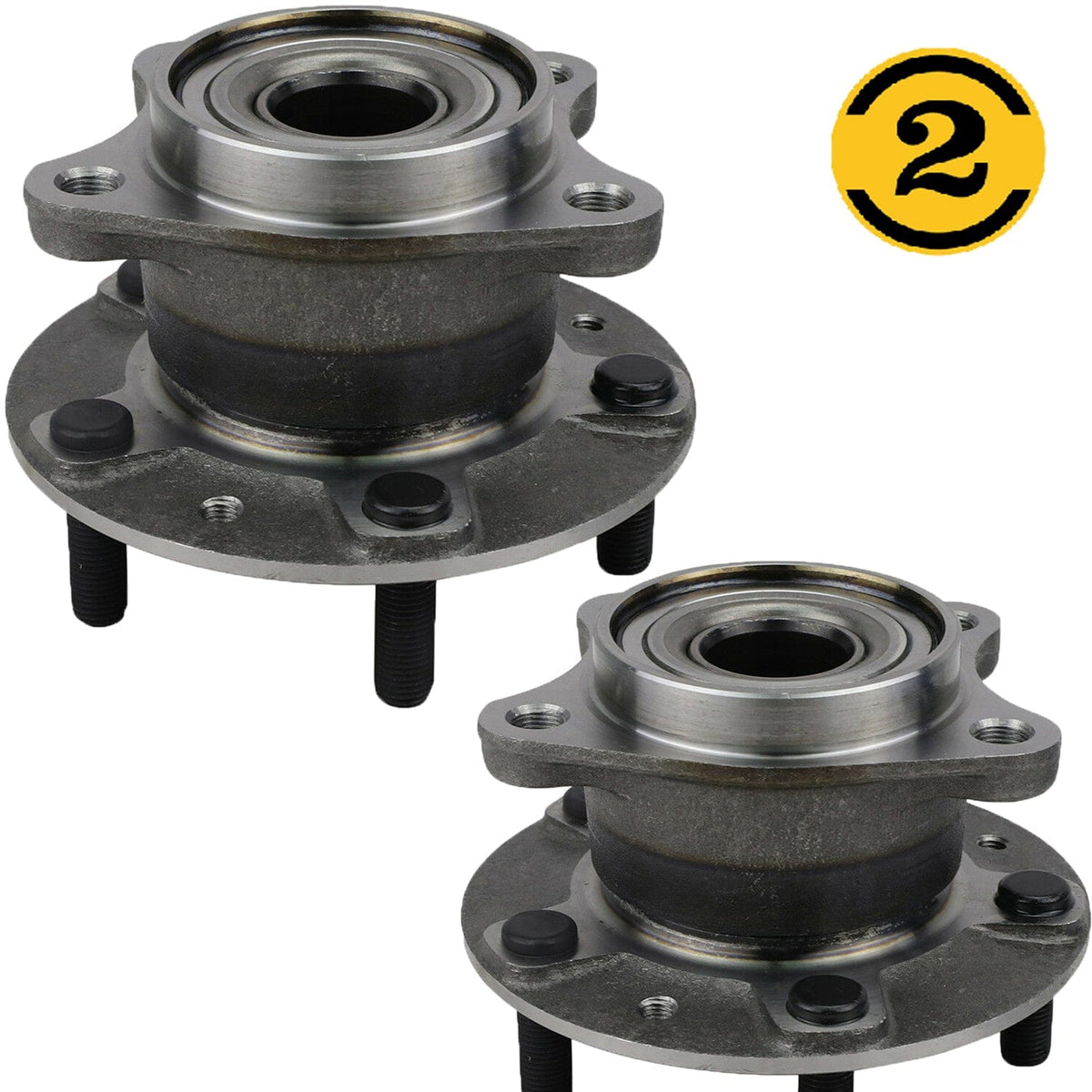 Mazda CX-7 Rear Wheel Bearing 512350 5-Lug AWD 2007-2012 (2 Pack)