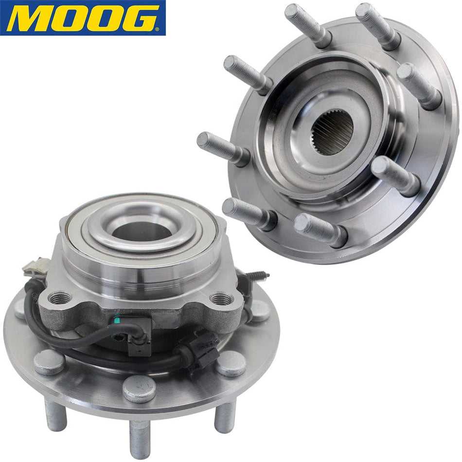 Moog 515087 Front Wheel Bearing Hub Assembly 2001-2007 Chevy Silverado 3500 GMC Sierra 2PC