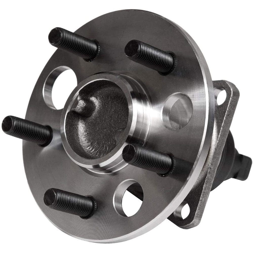 MotorbyMotor 512001 Rear Wheel Bearing & Hub Assembly Fits for Chevy Beretta/Cavalier/Corsica, Oldsmobile Achieva, Buick Skylark, Pontiac Grand AM/Sunbird/Sunfire [5 Lugs, w/ABS]