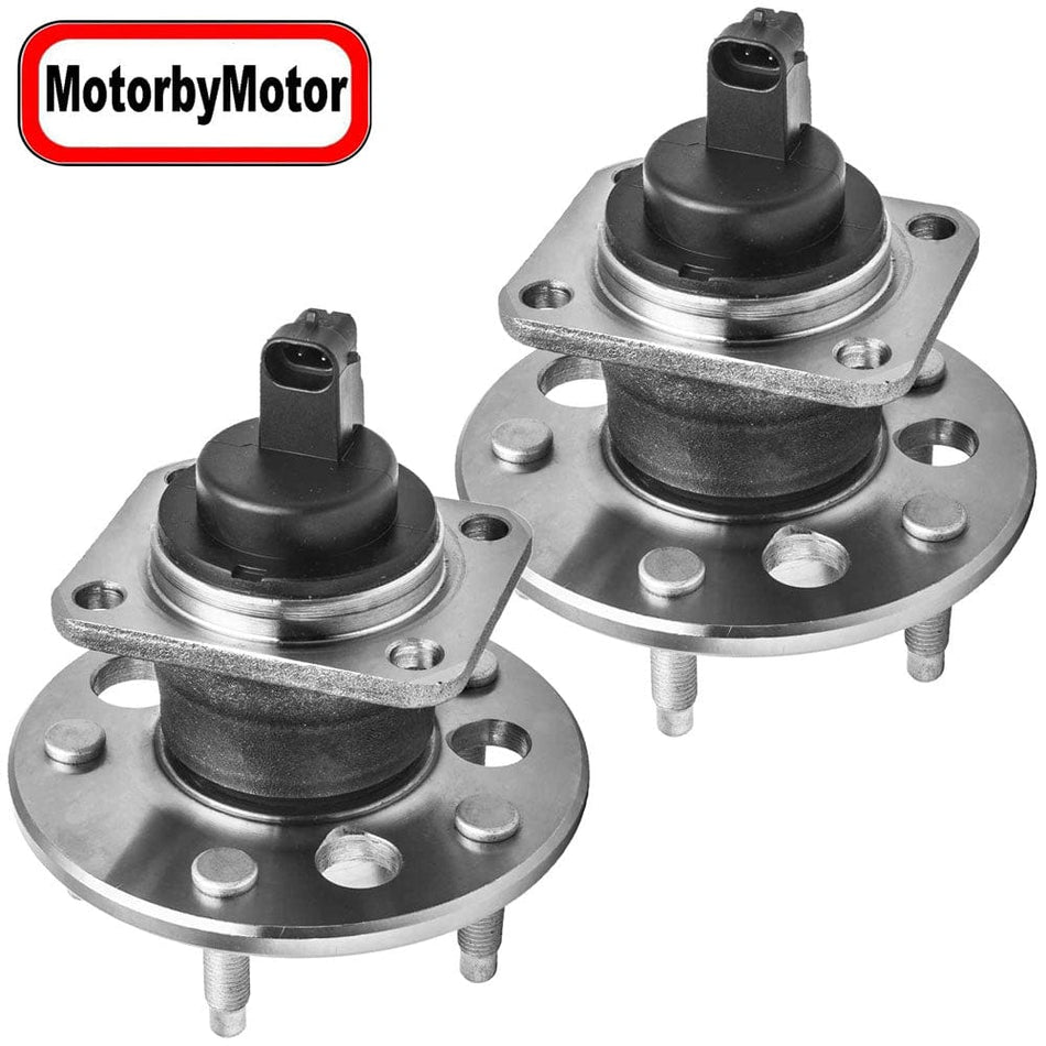 MotorbyMotor 512003 Rear Wheel Bearing  Buick LeSabre/Lucerne/Riviera/Park Avenue, Cadillac Allante/DeVille/DTS/Eldorado/Seville, Pontiac Bonneville/Grand Am, Olds Aurora/Cutlass/Toronado - 2 PACK