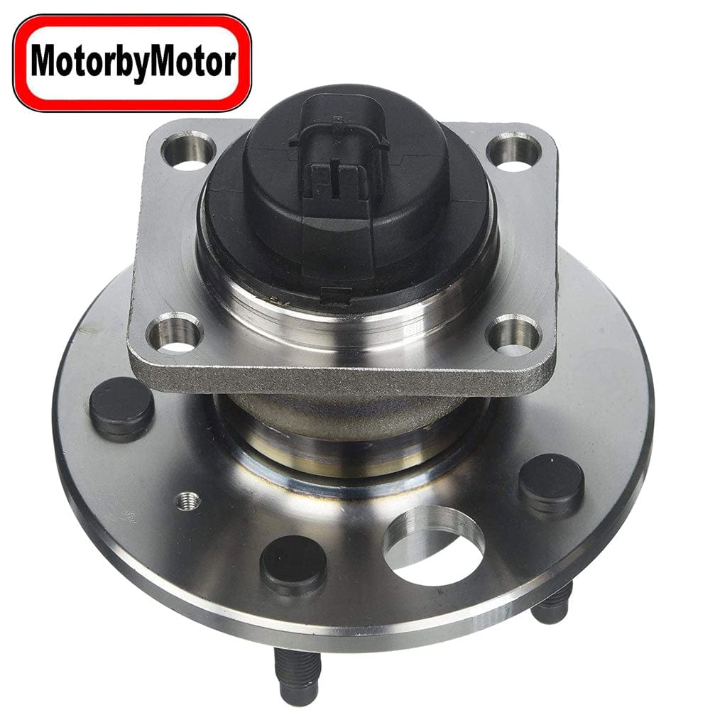 MotorbyMotor 512152 Rear Wheel Bearing & Hub Assembly Fits for  2004-2005 Chevy Classic, 2001-2003 Chevy Malibu, 1999-2004 Oldsmobile Alero, 1999-2005 Pontiac Grand Am Wheel Hub (5 Lug, w/ABS)
