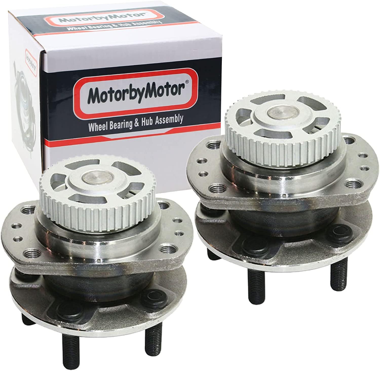 Dodge Chrysler Rear Wheel Bearing Hub Assembly 5 Lugs 512155 (2 Pack ...