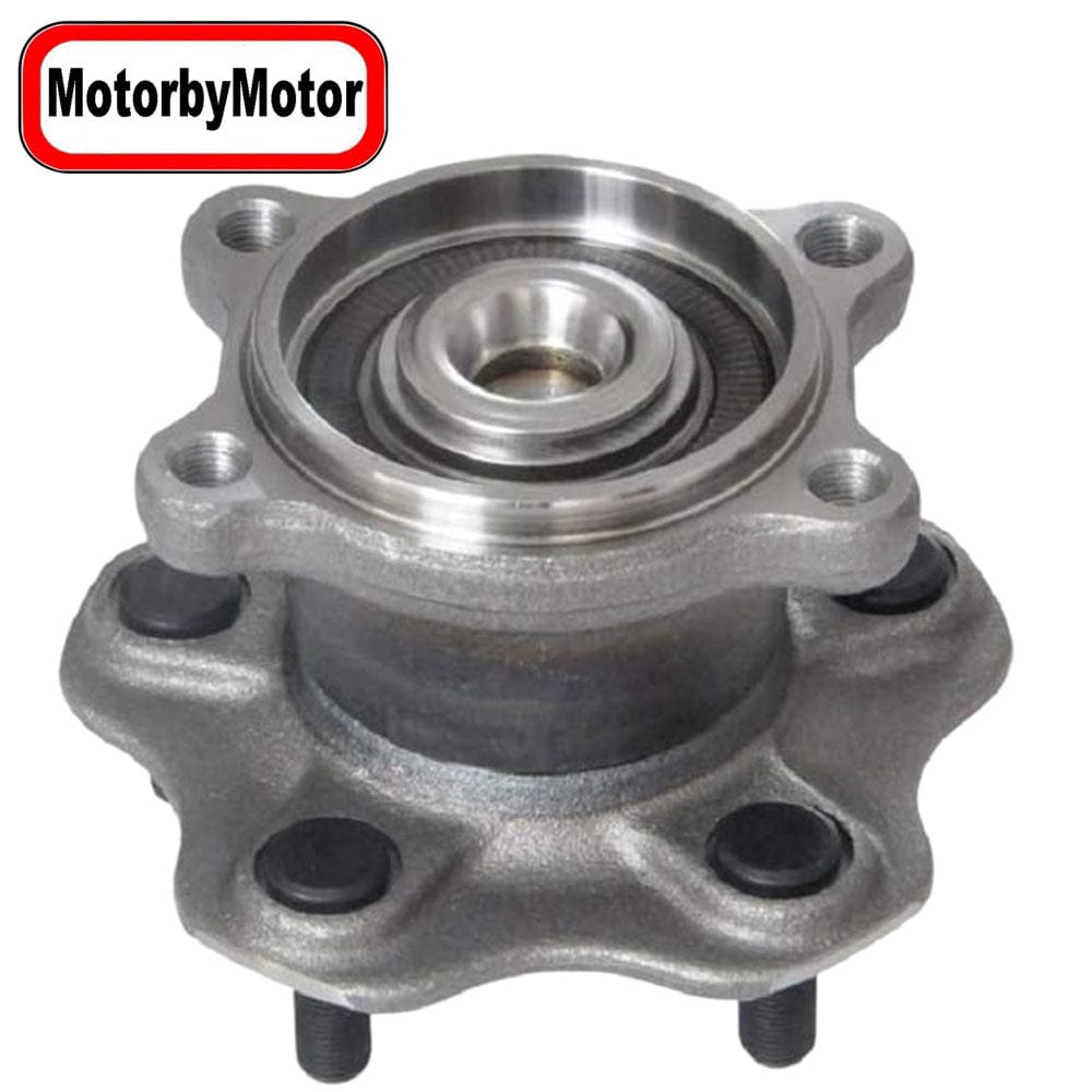 MotorbyMotor 512201 Rear Wheel Bearing Hub Assembly Fit for 2002-2006 Nissan Altima, 2004-2008 Nissan Maxima, 2004-2009 Nissan Quest Wheel Hub w/5 Lug, w/ABS