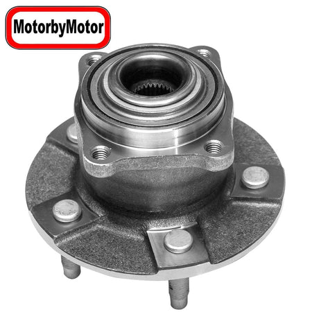 MotorbyMotor 512230 Rear Wheel Bearing and Hub Assembly Fits for  2005 Chevy Equinox, 2006 Pontiac Torrent, 2002-2007 Saturn Vue [5 Lug Non-ABS] - 2 PACK