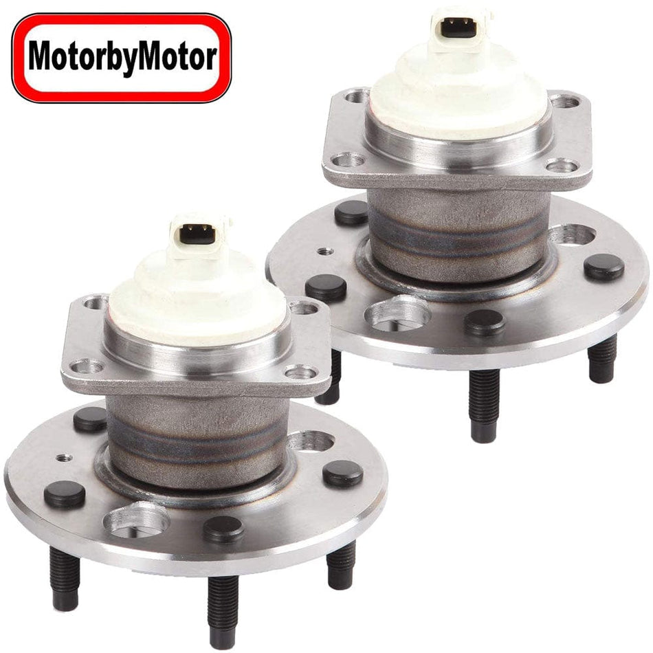 MotorbyMotor 512237 Rear Wheel Bearing Hub Assembly, Buick Century/Regal, Chevy Impala/Monte Carlo, Oldsmobile Cutlass/Intrigue, Pontiac Aztek/Grand Prix