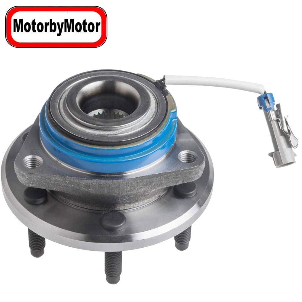 MotorbyMotor 512243 Rear Wheel Bearing & Hub Assembly for 2004-2007 Cadillac CTS, 2005-2011 Cadillac STS (RWD), 2004-2009 Cadillac SRX Wheel Hub w/6 Lugs, w/ABS