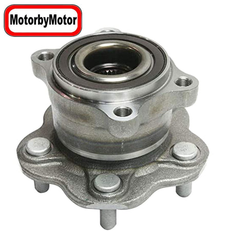 MotorbyMotor 512363 Rear Wheel Bearing and Hub Assembly Fits for Nissan Murano 2003 2004 2005 2006 2007 Wheel Hub w/5 Lugs, AWD