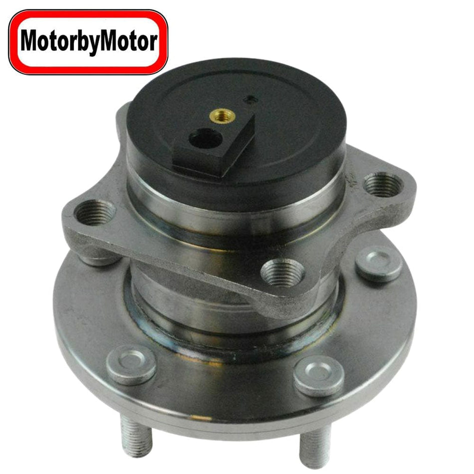 MotorbyMotor 512452 Rear Wheel Bearing & Hub Assembly Fits for 2007-2016 Mazda CX-9 (FWD Models ONLY) Wheel Hub w/5 Lugs