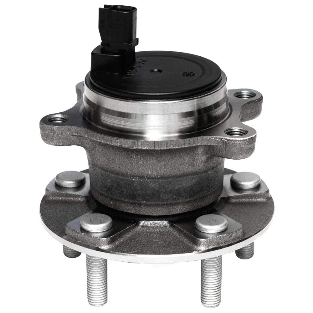 MotorbyMotor 512466 Rear Wheel Bearing and Hub Assembly fit for 2012-2018 Ford Foucs (Without Active Park Assist) Wheel Hub w/5 Lugs - 2 PACK