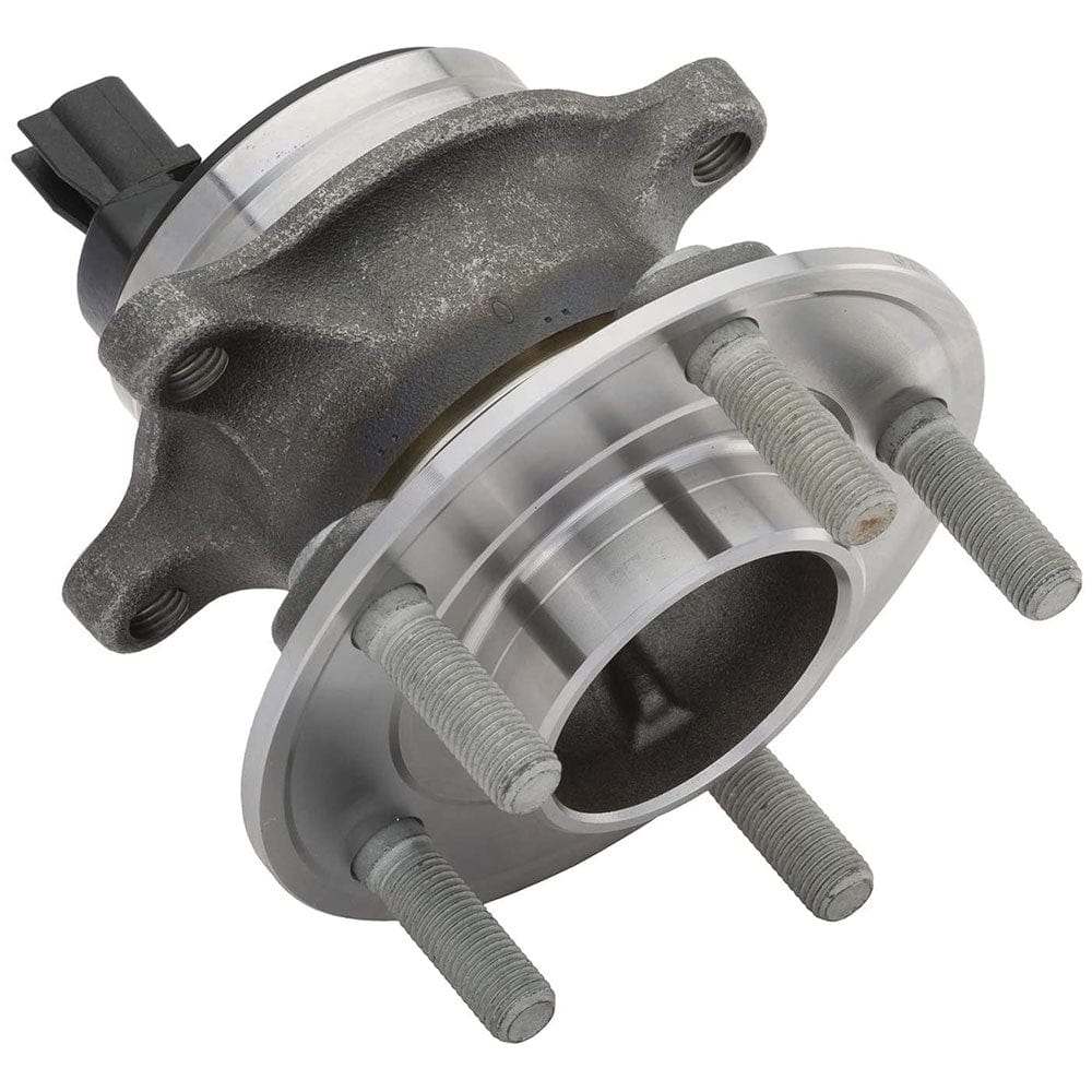 MotorbyMotor 512466 Rear Wheel Bearing and Hub Assembly fit for 2012-2018 Ford Foucs (Without Active Park Assist) Wheel Hub w/5 Lugs - 2 PACK