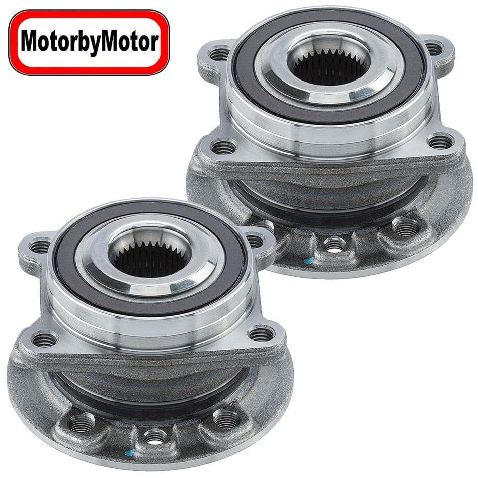 MotorbyMotor 512513 Front Wheel Bearing and Hub Assembly Fits for 2014-2022 Jeep Cherokee, (w/ABS)-2 Pack