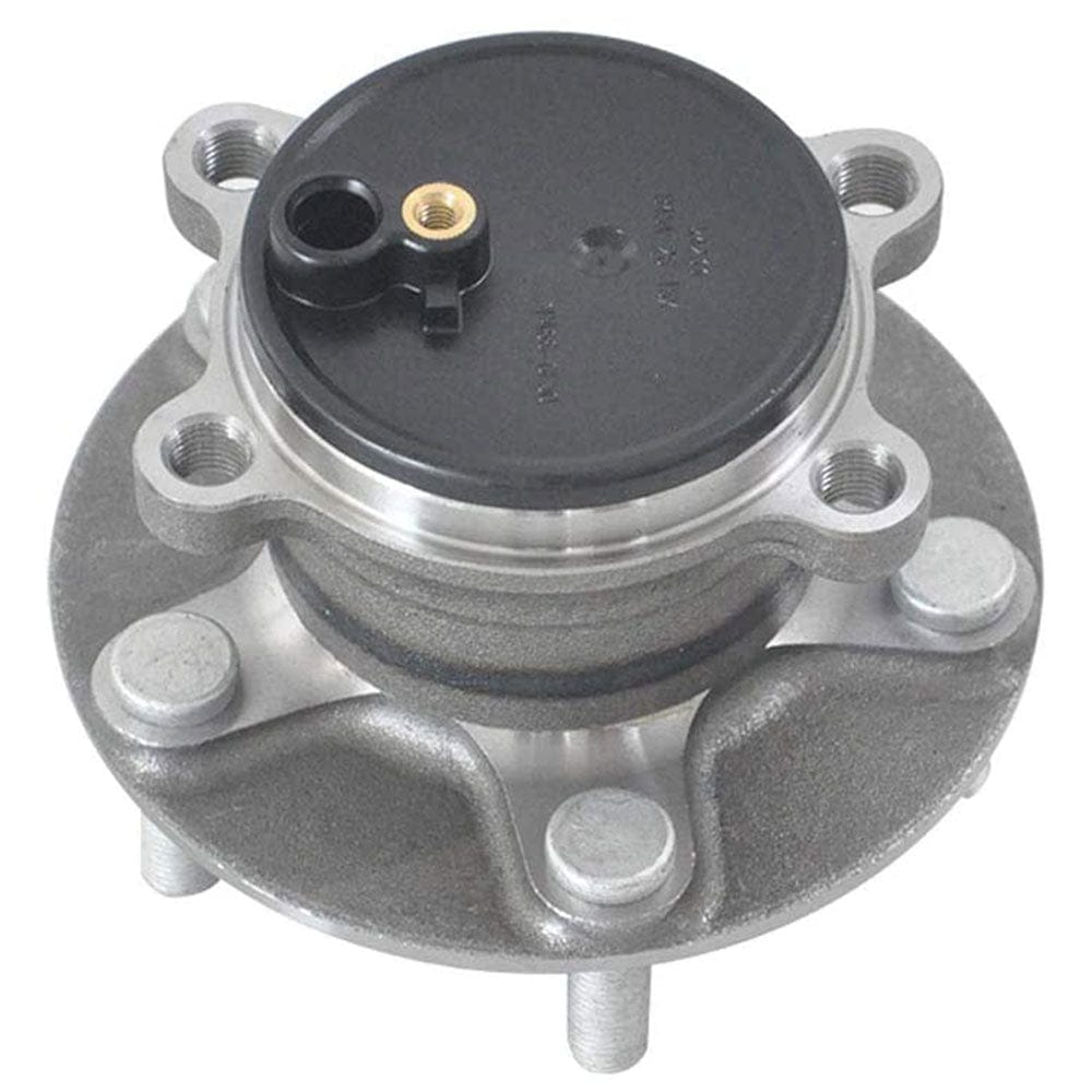 MotorbyMotor 512523 Rear Wheel Bearing and Hub Assembly Fits for Mazda 3 2014 2015 2016 2017 2018 Wheel Hub w/5 Lugs, w/ABS (2 PACK)