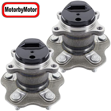 MotorbyMotor 512530 Rear Wheel Bearing & Hub Assembly Fits for Nissan Sentra 2013 2014 2015 2016 2017 2018 2019 Wheel Hub w/5 Lugs (2 PACK)