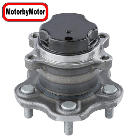MotorbyMotor 512533 Rear Wheel Bearing and Hub Assembly Fit for 2015-2018 Chevy City Express, 2013-2019 Nissan NV200 Wheel Hub w/5 Lugs