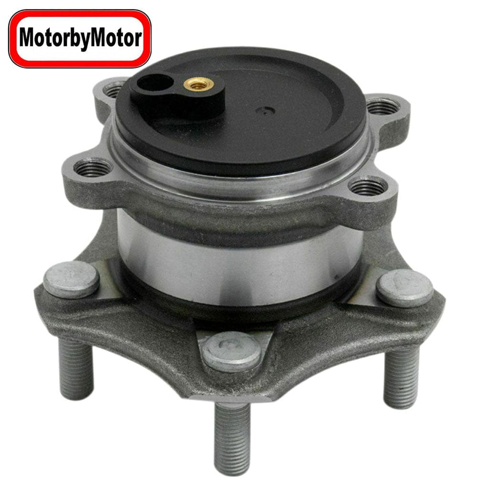 Motorbymotor 512552 Rear Wheel Bearing and Hub Assembly with 4 Lugs fits for Mazda 3 2014-2018 Low-Runout OE Directly Replacement Hub Bearing