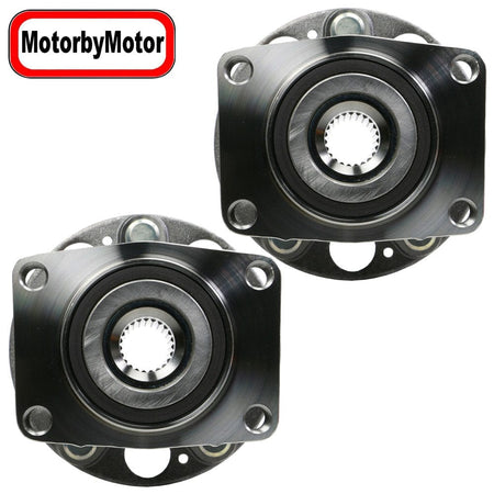 MotorbyMotor 512567 Rear Wheel Bearing and Hub Assembly Fits for Honda HR-V 2016 2017 2018 2019 Wheel Hub w/5 Lugs (AWD Model Only) (2 PACK)