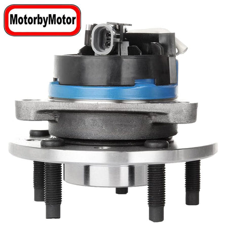 MotorbyMotor 513137 Front Wheel Bearing Fit for Chevy Classic, Chevy Malibu, Oldsmobile Alero, Oldsmobile Cutlass, Pontiac Grand AM Wheel Hub w/ABS 5 Lugs