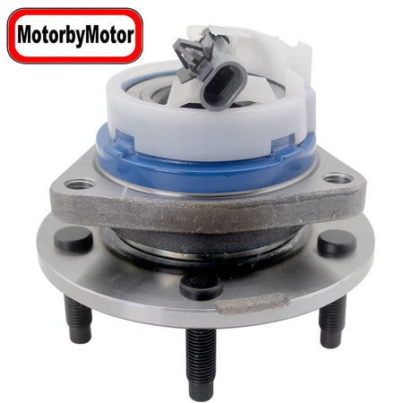 MotorbyMotor 513238 Front Wheel Bearing & Hub Assembly Fits for Cadillac STS 2005 2006 2007 2008 2009 Hub Bearing w/5 Lugs-AWD