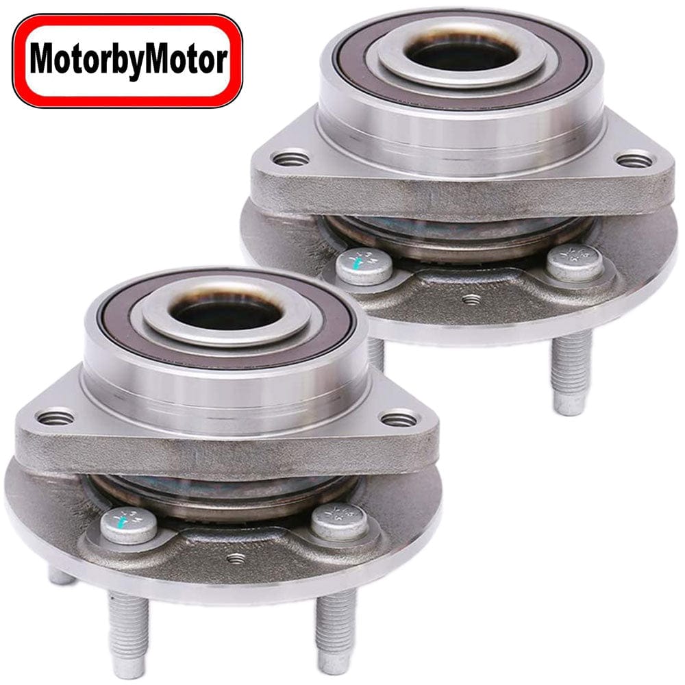 MotorbyMotor 513315 Front Wheel Bearing & Hub Assembly Fits for 2011-2015 Chevy Cruze, 2016 Chevy Cruze Limited Wheel Hub w/5 Lugs - 2 PACK