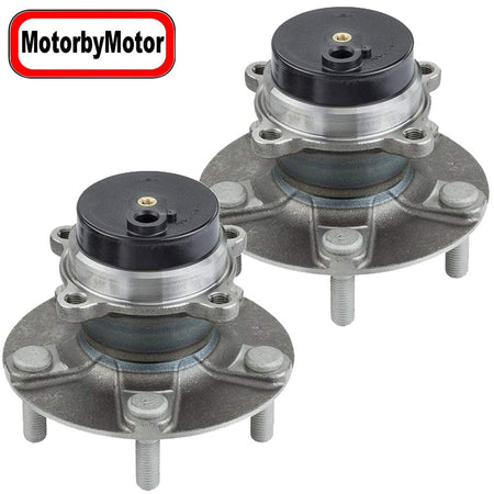 MotorbyMotor 513350 Front Wheel Bearing & Hub Assembly Fits for Mazda MX-5 Miata 2006-2015 Wheel Hub w/5 Lugs - 2 PACK