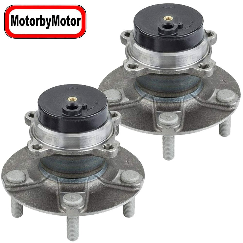 MotorbyMotor 513350 Front Wheel Bearing & Hub Assembly Fits for Mazda MX-5 Miata 2006-2015 Wheel Hub w/5 Lugs - 2 PACK