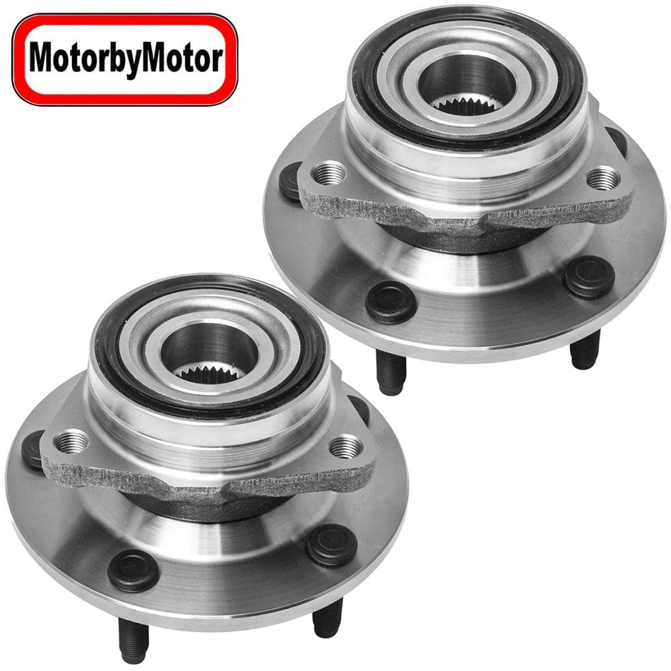 MotorbyMotor 515006 Front Wheel Bearing & Hub Assembly for 1994-1999 Dodge Ram 1500 Pickup