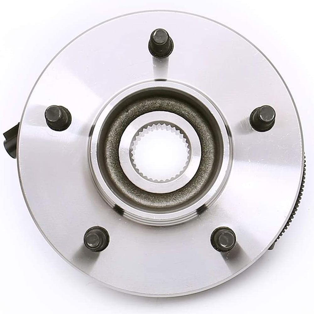 MotorbyMotor 515010 Front Wheel Bearing & Hub Assembly fit for 1997-2000 Ford F-150 Wheel Hub w/5 Lugs (4WD 4x4, 4 Wheel ABS) - 2 PACK