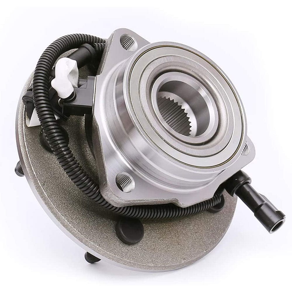 MotorbyMotor 515010 Front Wheel Bearing & Hub Assembly fit for 1997-2000 Ford F-150 Wheel Hub w/5 Lugs (4WD 4x4, 4 Wheel ABS) - 2 PACK