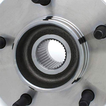 MotorbyMotor 515017 Front Wheel Bearing & Hub Assembly fit for 1997-2000 Ford F-150 Wheel Hub w/5 Lugs (4WD 4x4, 2 Wheel ABS) - 2 PACK