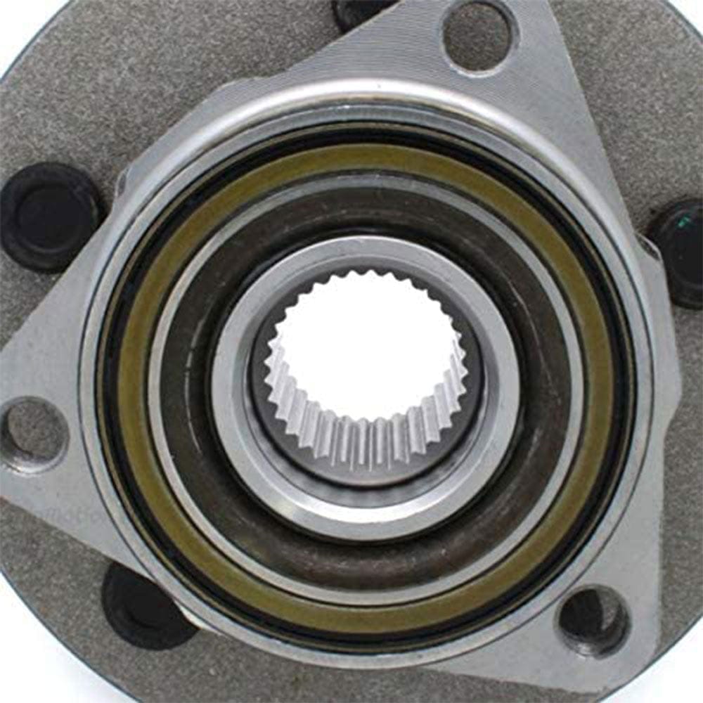 MotorbyMotor 515017 Front Wheel Bearing & Hub Assembly fit for 1997-2000 Ford F-150 Wheel Hub w/5 Lugs (4WD 4x4, 2 Wheel ABS) - 2 PACK
