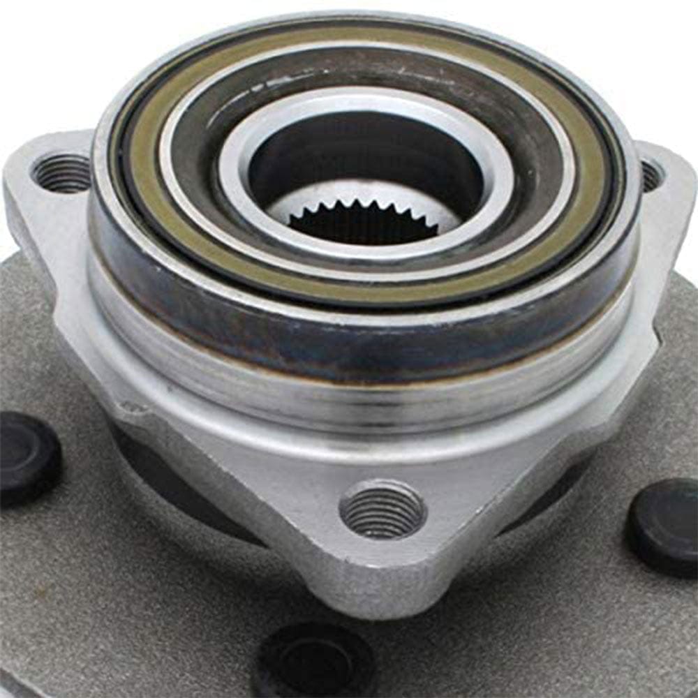 MotorbyMotor 515017 Front Wheel Bearing & Hub Assembly fit for 1997-2000 Ford F-150 Wheel Hub w/5 Lugs (4WD 4x4, 2 Wheel ABS) - 2 PACK