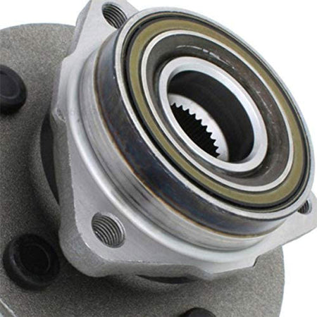 MotorbyMotor 515017 Front Wheel Bearing & Hub Assembly fit for 1997-2000 Ford F-150 Wheel Hub w/5 Lugs (4WD 4x4, 2 Wheel ABS) - 2 PACK