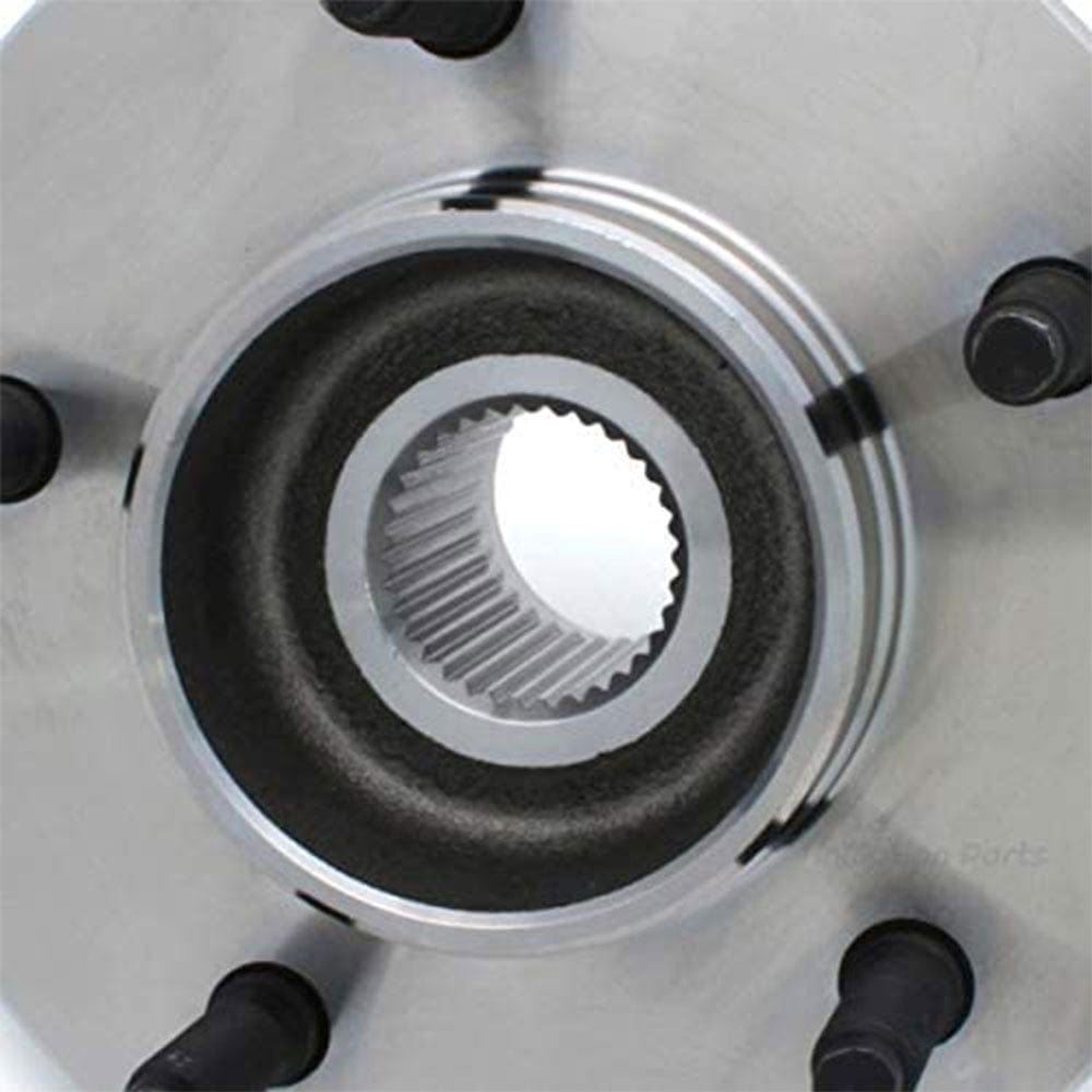 MotorbyMotor 515017 Front Wheel Bearing & Hub Assembly fit for 1997-2000 Ford F-150 Wheel Hub w/5 Lugs (4WD 4x4, 2 Wheel ABS) - 2 PACK