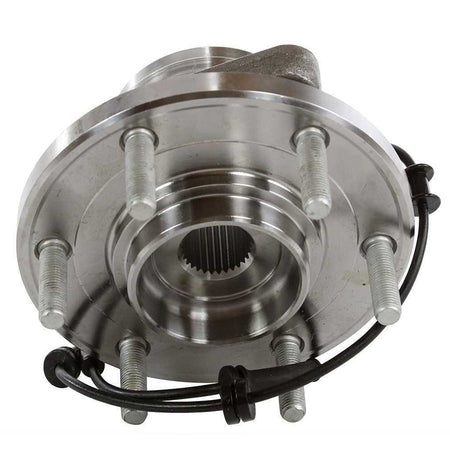 MotorbyMotor 515125 Front Wheel Bearing and Hub Assembly with 6 Lugs Fits for Infiniti QX56 Armada Titan Low-Runout OE Directly Replacement Hub Bearing (4WD w/ABS)