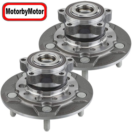 MotorbyMotor 515153 Front Wheel Bearing Fit for Ford Transit 150, Ford Transit 250, Ford Transit 350 2015-2018 Wheel Hub w/5 Lugs  [SRW Models ONLY], 2 Pack
