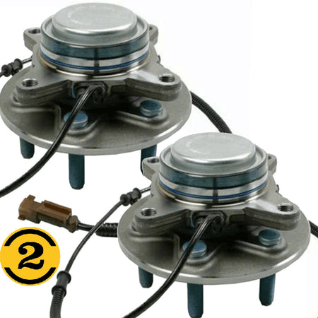 MotorbyMotor Front Wheel Bearing Fit Fit 2015-2019 Ford F-150 Wheel Hub with 6 Lugs, 2WD, RWD, 515170 (2 Pack)