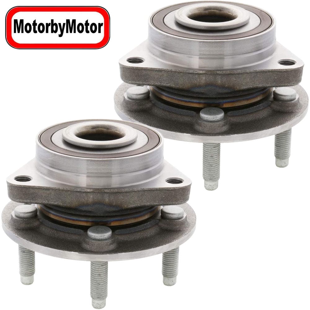 MotorbyMotor Front Wheel Bearing Fits for 2017 2018 Chevy Bolt EV, 2016-2019 Chevy Volt Wheel Hub w/5 Lugs-513403, 2 Pack