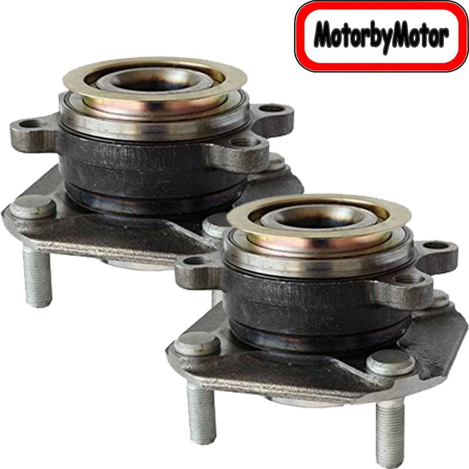 MotorbyMotor Front Wheel Bearing for 2007-2012 Nissan Sentra Wheel Hub w/4 Lugs (Non-ABS)-513299 (2 Pack)