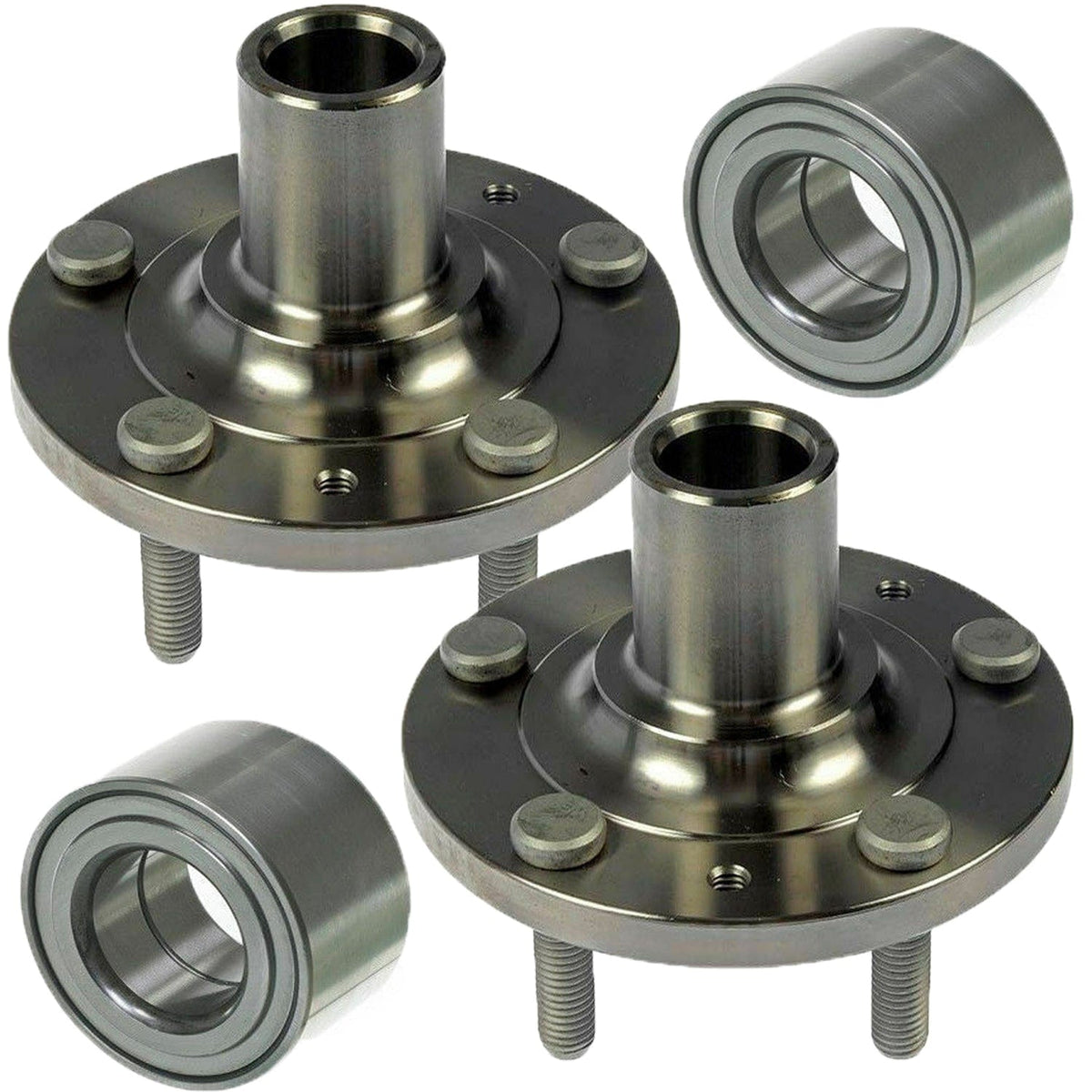 MotorbyMotor Front Wheel Bearing for 2009-2013 Mazda 6 2.5L L4 with 5 Lugs wheel Bearing 930 551 510102 (2 Pack)