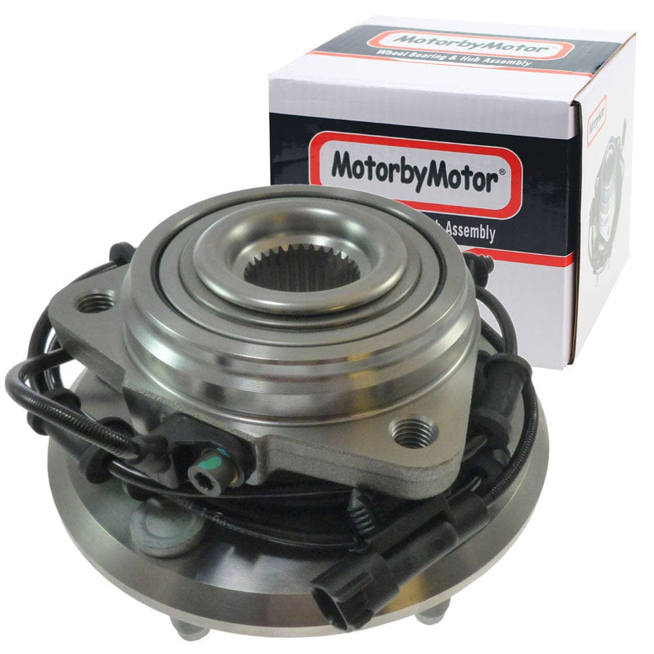 MotorbyMotor Front Wheel Bearing for Jeep Wrangler JK, Jeep Wrangler Wheel Hub w/ABS 5 Lugs 4WD, HA590482